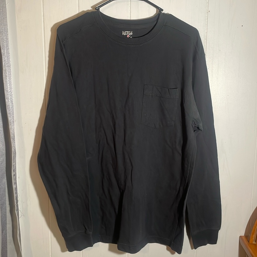 RedHead Long Sleeve Pocket T